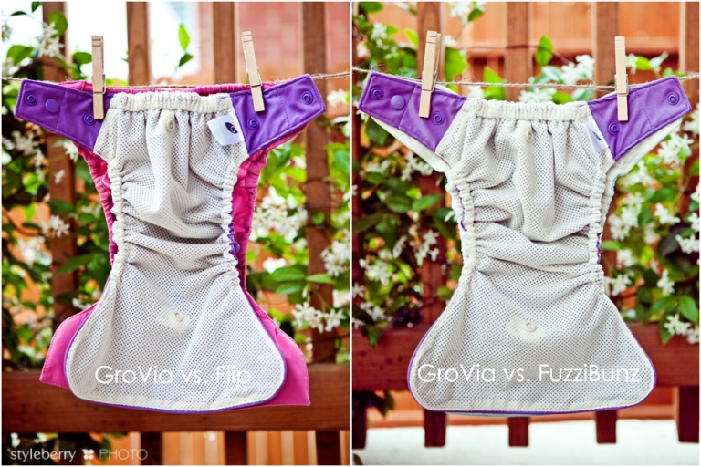 The GroVia Hybrid Cloth Diaper Review, plus FuzziBunz vs. GroVia